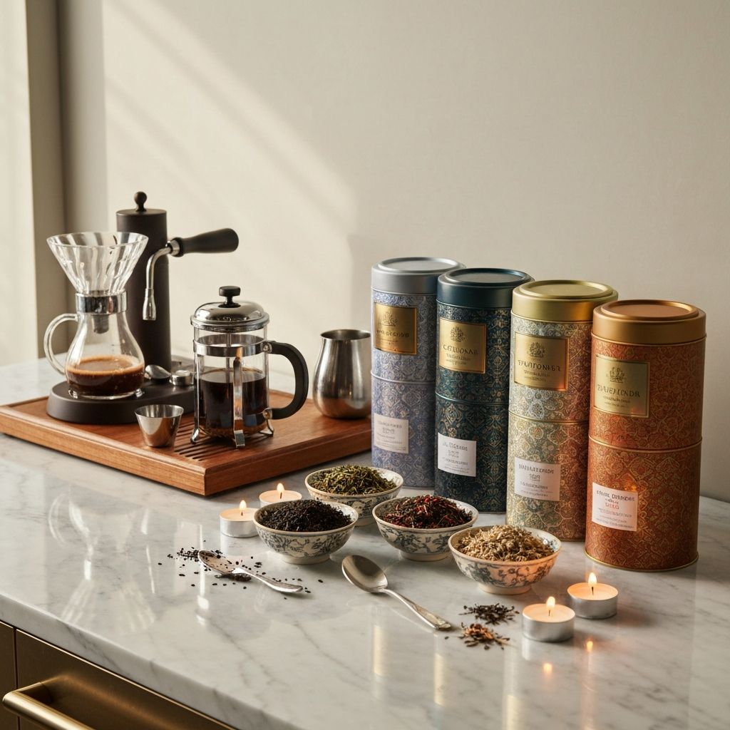 Молотый кофе и рассыпной чай